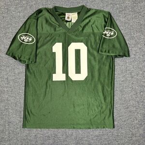 Vintage New York Jets Chad Pennington NFL Jersey Green Youth XL 90s Kids Shirt